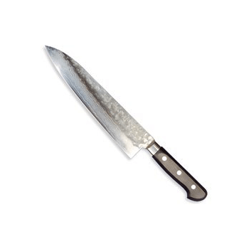 Kikuichi Cutlery Elite Warikomi Damascus Tsuchime Gyuto Knife