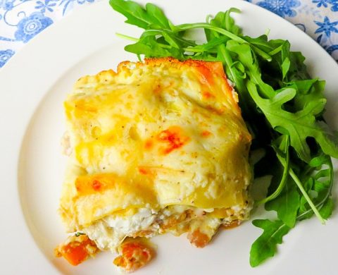 Mouthwatering Squash Lasagne with Goat's Cheese Recipe | Marie Rayner ...